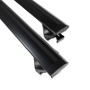 Barres de toit en aluminium adapté pour Lexus RX mk IV SUV (2016-2022) - Porte-Bagages de Voiture noir - rails intégrés