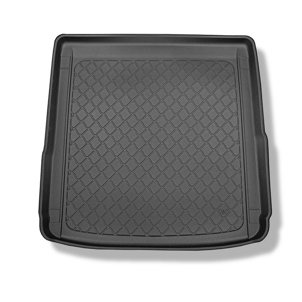 Tapis de coffre adapté pour Audi A4 B9 Avant (11.2015-2024) - bac de coffre - protection de coffre voiture - aussi pour les modèles avec des rails de fixation; aussi pour la version Quattro