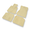 Tapis de Sol Velours adapté pour Lexus LS II XF20 Berline (1994-2000) - Premium tapis de voiture - beige