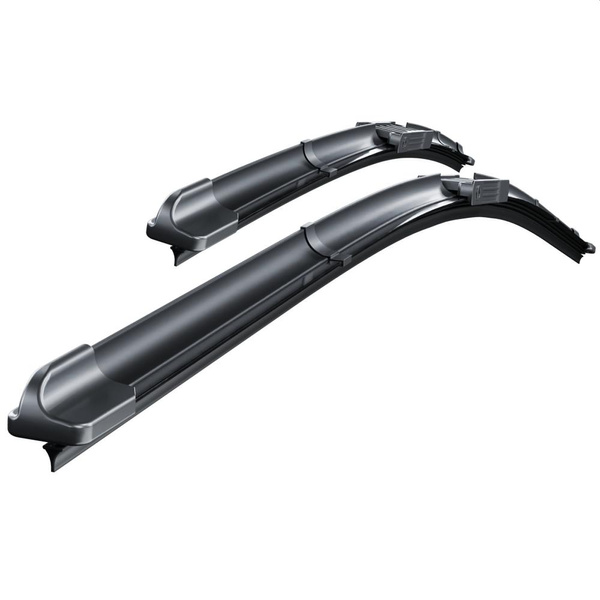 Balais d'essuie-glace de pare-brise adaptés pour Kia Rio III Hayon, Berline (06.2011-2017) - balais plat