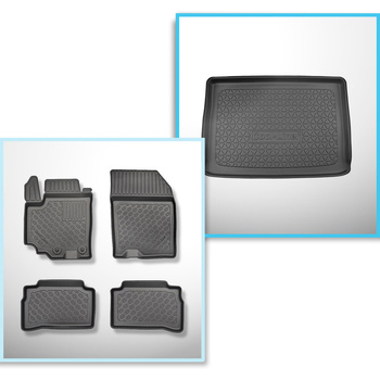 Kit tapis de coffre et tapis de voiture TPE pour: Suzuki Vitara SUV (2019-03.202