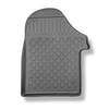 Kit tapis de coffre et tapis de voiture TPE pour: Mercedes-Benz EQV 300 Van (10.2020-....) - version Extra longue (Extra Long) (empattement 3430 mm, longueur du véhicule 5370 mm);pour la 3ème rangée de sièges;sans séparation de l'espace bagage;la partie a