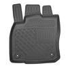 Kit tapis de coffre et tapis de voiture TPE PREMIUM pour: Skoda Karoq SUV (11.2017-....) - coffre inférieur; avec roue de secours à usage temporaire ou kit de réparation; sans plancher multi-fonctions