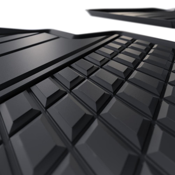 Tapis de sol en TPE adapté pour Audi A4 B9 Hayon, Break (2015-....) - tapis de voiture - noir