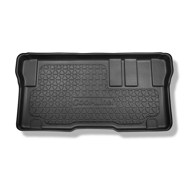 Tapis de coffre adapté pour Citroen SpaceTourer Van (01.2016-....) - bac de coffre - protection de coffre voiture - derriere 3e rangée de sieges; empattement long