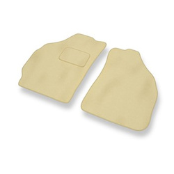 Tapis de Sol Velours adapté pour Daewoo Matiz Hayon (1998-2008) - Premium tapis de voiture - beige