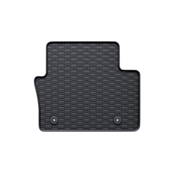 Tapis de sol en caoutchouc adapté pour Opel Insignia I Liftback, Berline, Sports Tourer (2008-2017) - tapis de voiture - noir - 4 pcs.