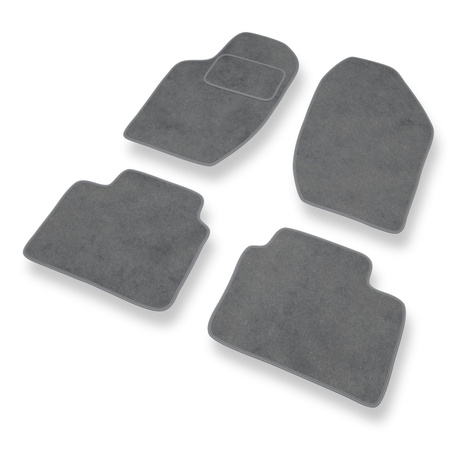 Tapis de Sol Velours adapté pour Alfa Romeo 164 I (1987-1997) - Premium tapis de voiture - gris