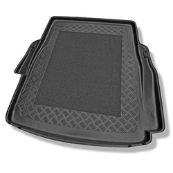 Tapis de coffre adapté pour BMW 5 E39 Berline (1996-06.2003) - bac de coffre - protection de coffre voiture - avec navigation et audio