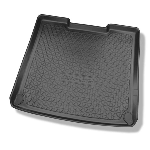 Tapis de coffre adapté pour Volkswagen Caravelle T6, T6.1 Van (06.2015-2024) - bac de coffre - protection de coffre voiture - empattement long; derriere 3e rangée de sieges