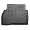 Tapis de sol en TPE adapté pour Mercedes-Benz Classe C W205 Berline (12.2015-10.2022) - tapis de voiture - noir
