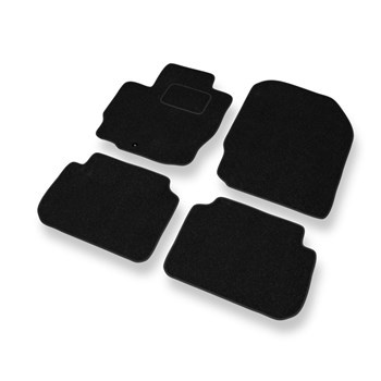 Tapis de Sol Feutres adapté pour Mitsubishi Colt VII (2008-2012) - tapis de voiture - noir