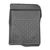 Tapis de sol en TPE adapté pour Ford Ranger Pick-up (11.2022-....) - tapis de voiture - noir