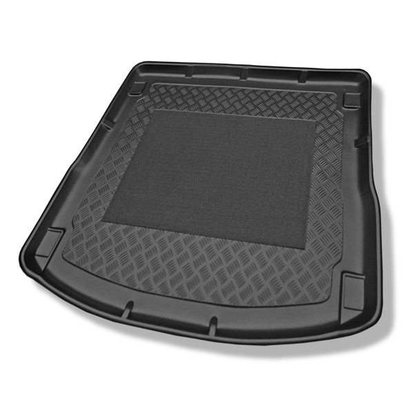 Tapis de coffre adapté pour Ford Focus III Break (03.2011-08.2018) - bac de coffre - protection de coffre voiture