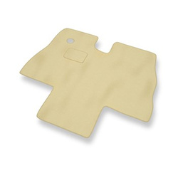 Tapis de Sol Velours adapté pour Fiat Ducato II Van (1994-2006) - Premium tapis de voiture - beige
