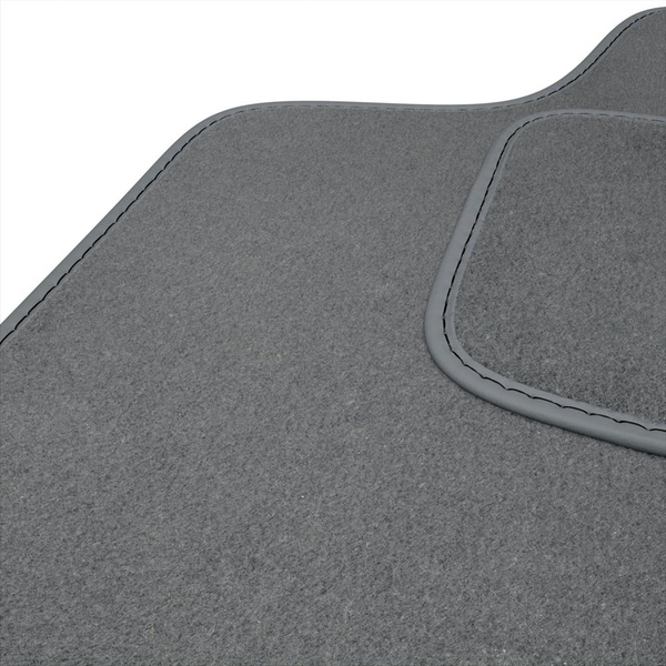 Tapis de Sol Velours adapté pour Hyundai Tucson III SUV (2015-2020) - Premium tapis de voiture - gris