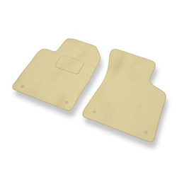 Tapis de Sol Velours adapté pour Audi TT I 8N Coupé, Roadster (1998-2006) - Premium tapis de voiture - beige