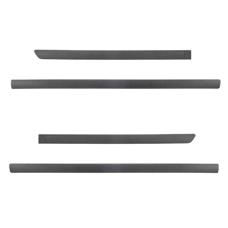 Plaques noires latérales de voiture Nissan Navara Pick-Up (2007-2014)