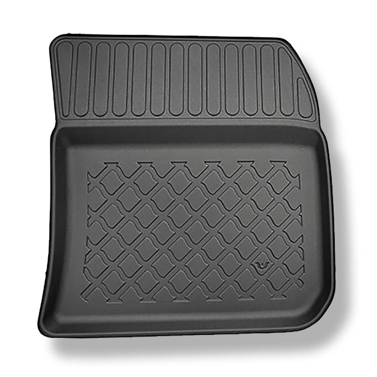 Tapis de sol en TPE adapté pour Peugeot e-208 Hayon (01.2020-.) - tapis  de voiture - noir