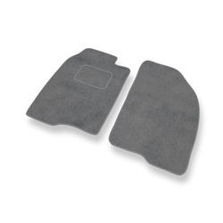 Tapis de Sol Velours adapté pour Ford Fusion I Monospace (2002-2005) - Premium tapis de voiture - gris