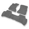 Tapis de Sol Velours adapté pour Daihatsu Terios I SUV (1997-2005) - Premium tapis de voiture - gris