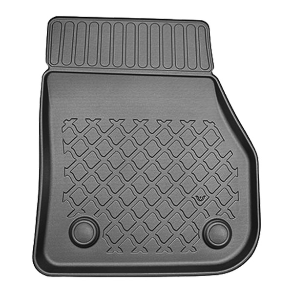 Tapis de sol en TPE adapté pour BMW X1 U11 SUV (10.2022-....) - pas pour la version électrique et hybride - tapis de voiture - noir