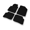 Tapis de Sol Feutres adapté pour Toyota Yaris I (3 portes) (1999-2005) - tapis de voiture - noir