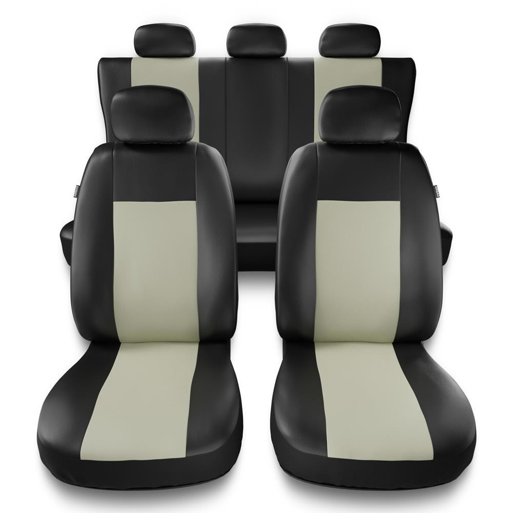 Housses de siège adaptées pour Mercedes-Benz Classe A W168, W169  (1997-2012) - housse siege voiture universelles - couverture siege - CM-BE  beige