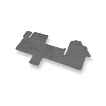 Tapis de Sol Velours adapté pour Opel Movano III (3 places) (2010-2019) - Premium tapis de voiture - gris