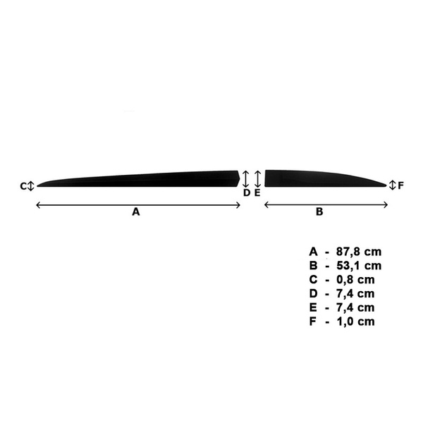Plaques noires latérales de voiture Hyundai i10 Hayon (2020-....)