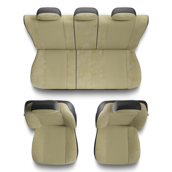 Housses de siège adaptées pour Jeep Grand Cherokee I, II, III, IV, V (1992-....) - housse siege voiture universelles - couverture siege - PG-3