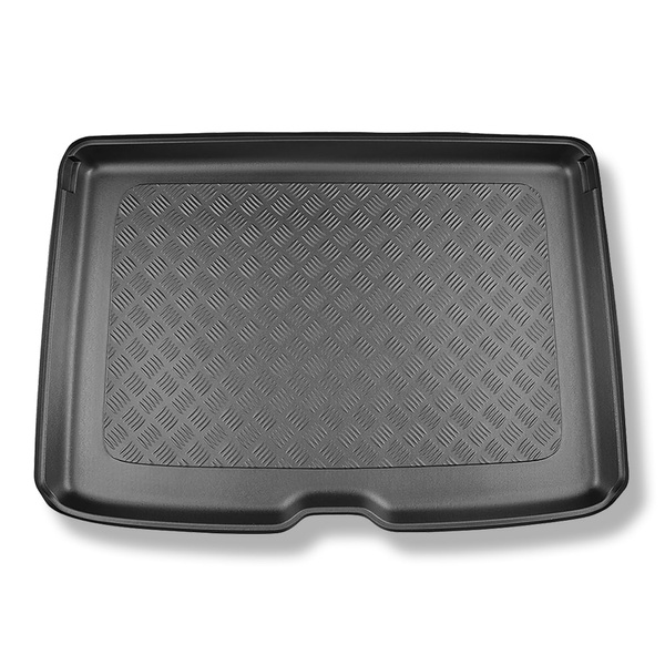 Tapis de coffre adapté pour Volvo EX30 SUV (12.2023-....) - bac de coffre - protection de coffre voiture - coffre supérieur; plancher amovible en la position la plus basse