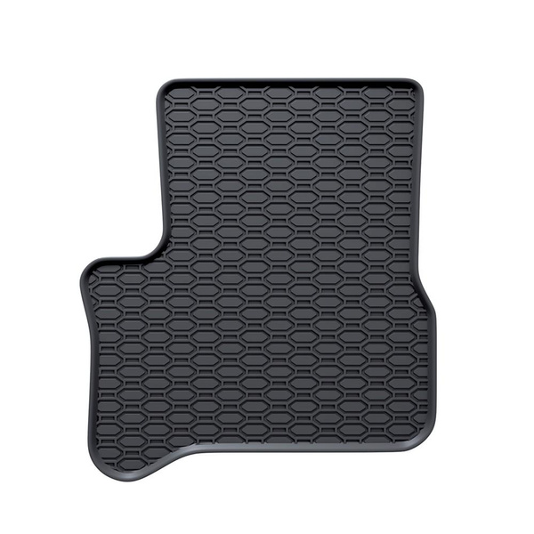 Tapis de sol en caoutchouc adapté pour Volkswagen e-up! Hayon (2019-2023) - tapis de voiture - noir - 4 pcs.