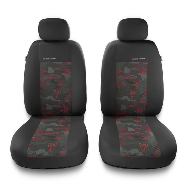 Housses de siège avant adaptées pour Audi A6 C4, C5, C6, C7, C8 (1994-....) - housse siege voiture universelles - couverture siege conducteur - 2UNE-RD