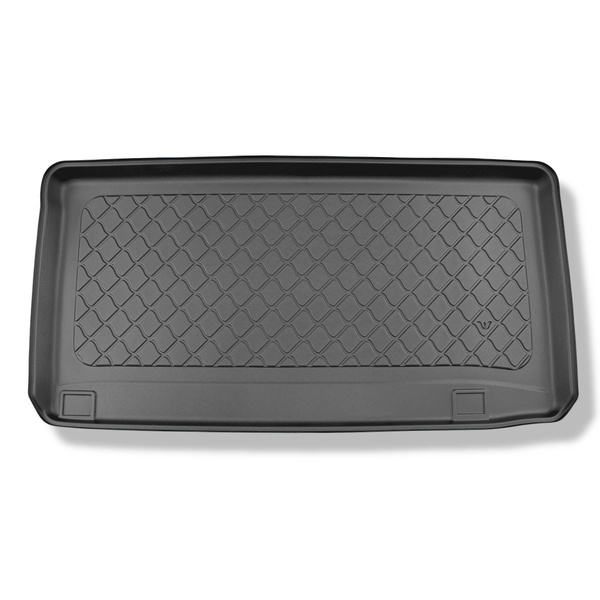 Tapis de coffre adapté pour Ford Tourneo Custom Van (02.2018-06.2023) - bac de coffre - protection de coffre voiture - empattement court; derriere 3e rangée de sieges