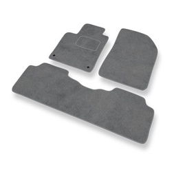 Tapis de Sol Velours adapté pour Citroen C5 I Break, Liftback (2001-2004) - Premium tapis de voiture - gris