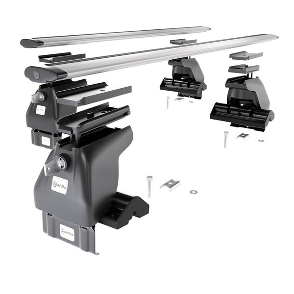 Barres de toit en aluminium adapté pour Hyundai i20 Hayon (2009-2015) - Porte-Bagages de Voiture argent - toit normal