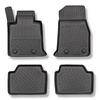 Tapis de sol en TPE adapté pour BMW 1 F21 Hayon (09.2012-06.2019) - tapis de voiture - noir