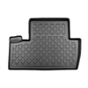 Tapis de sol en TPE adapté pour Peugeot 5008 II SUV (07.2017-2024) - sans la troisième rangée de sièges - tapis de voiture - noir