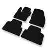 Tapis de Sol Feutres adapté pour Ford Kuga I SUV (2008-2012) - tapis de voiture - noir
