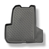 Tapis de sol en TPE adapté pour Dacia Lodgy Van (07.2012-10.2022) - 5 ou 7 sièges; sans la troisième rangée de sièges - tapis de voiture - noir