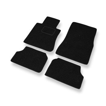 Tapis de Sol Feutres adapté pour Mercedes-Benz CL W140 (version longue) (1992-2000) - tapis de voiture - noir