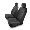 Housses de siège avant adaptées pour Alfa Romeo 146 (1994-2001) - housse siege voiture universelles - couverture siege conducteur - 2UNE-GR
