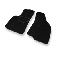 Tapis de Sol Velours adapté pour Daewoo Lanos (1997-2008) - Premium tapis de voiture - noir