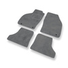 Tapis de Sol Velours adapté pour Saab 9-3 I Coupé, Hayon, Cabriolet (1998-2002) - Premium tapis de voiture - gris