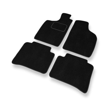 Tapis de Sol Velours adapté pour Nissan Navara D22 (1997-2005) - Premium tapis de voiture - noir