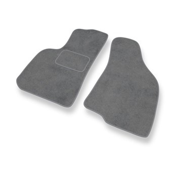 Tapis de Sol Velours adapté pour Daewoo Lanos (1997-2008) - Premium tapis de voiture - gris