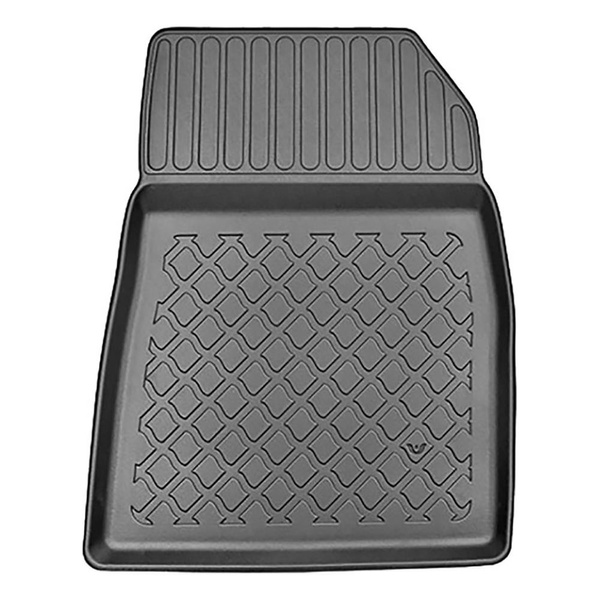 Kit tapis de coffre et tapis de voiture TPE pour: Mitsubishi Colt VII Hayon (10.2023-....) - coffre supérieur;aussi avec boîte hybride