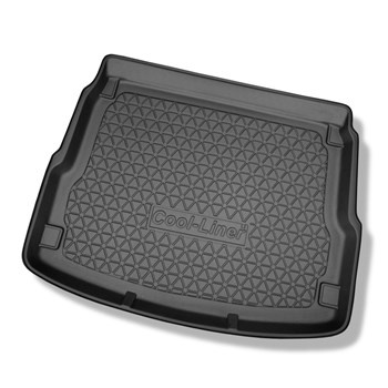 Tapis de coffre adapté pour Audi A8 D4 Berline (01.2010-09.2013) - bac de coffre - protection de coffre voiture - version standard et longue ; avec roue de secours complète; aussi pour la version Quattro