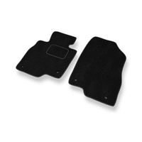 Tapis de Sol Velours adapté pour Mazda 6 III (2012-....) - Premium tapis de voiture - noir